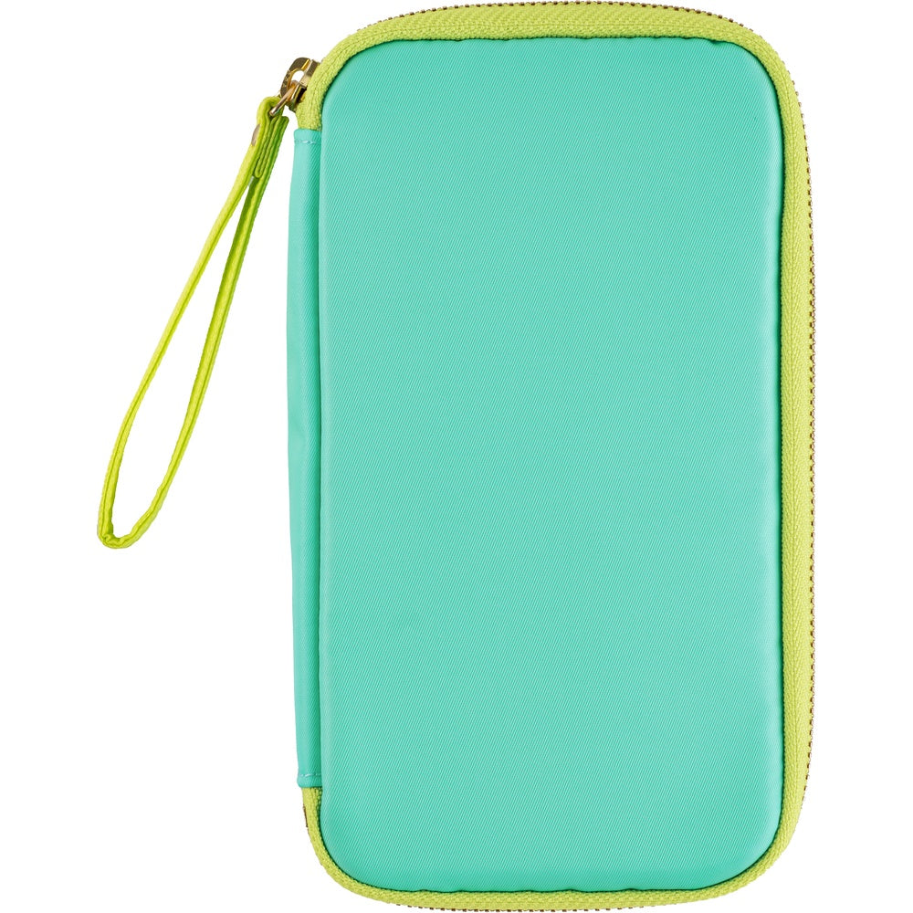 Hobonichi Techo Small Drawer Pouch Aqua Lime