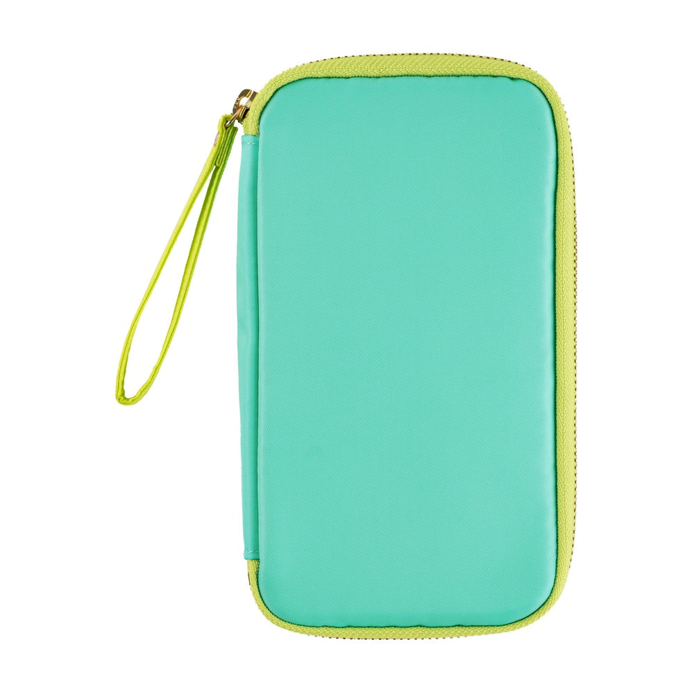 Hobonichi Techo Small Drawer Pouch Aqua Lime