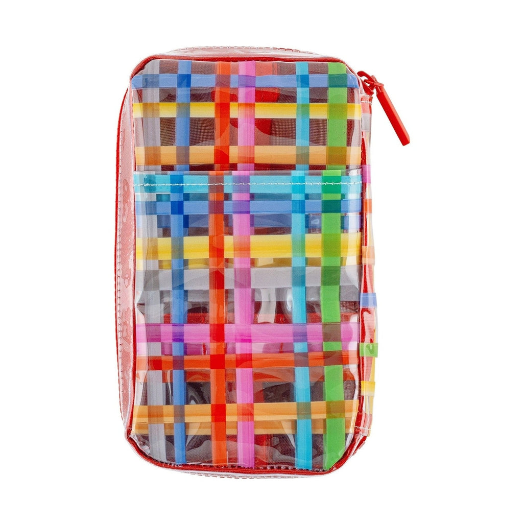 Hobonichi Techo Small Drawer Pouch Clear Plaid