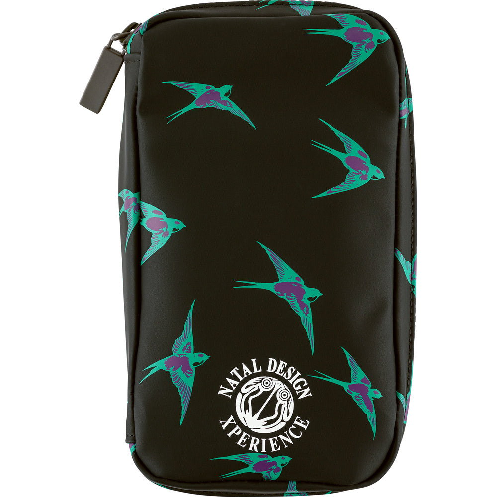 Hobonichi Techo Small Drawer Pouch (Natal Design: Lucky Swallow)
