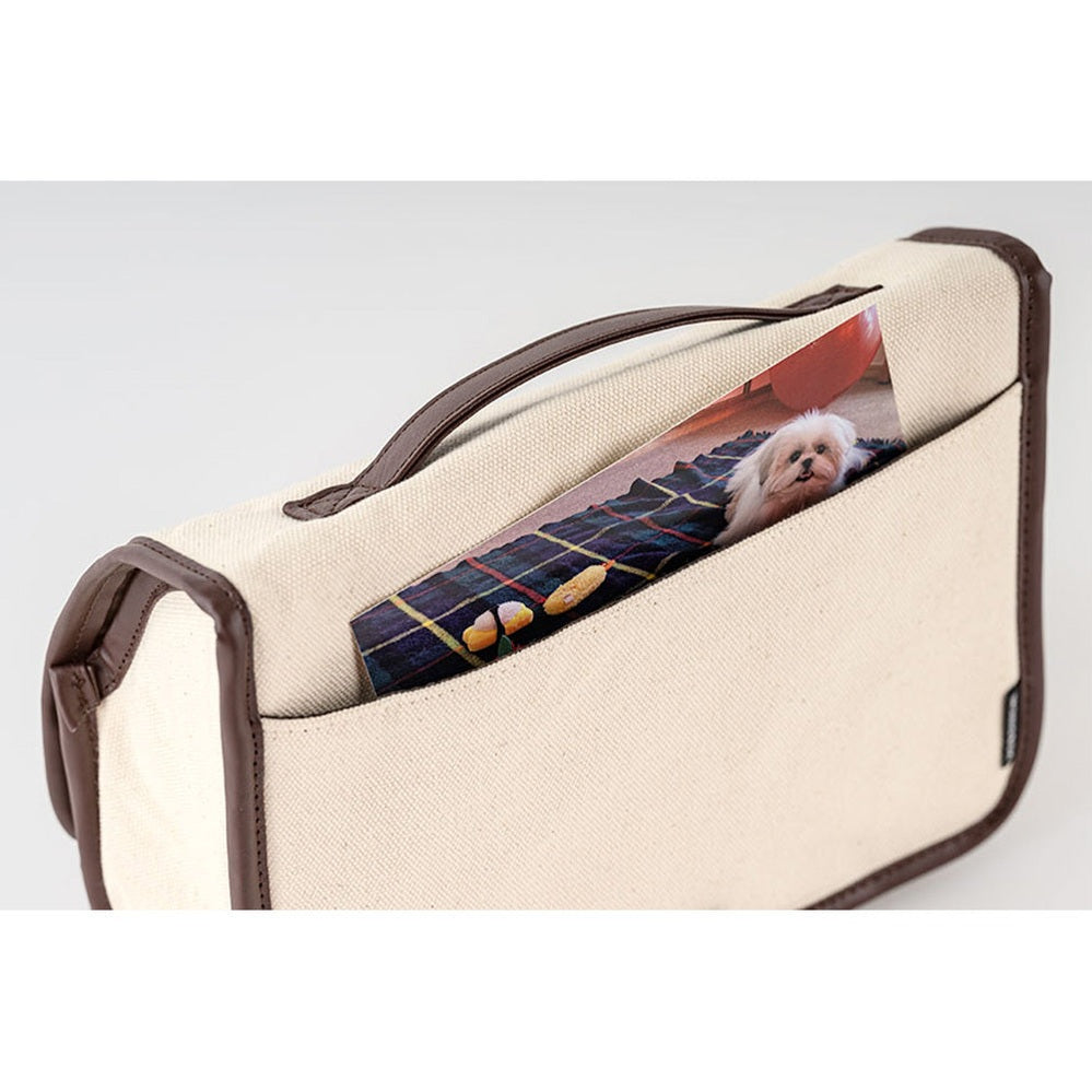 Hobonichi Techo - Stappo Canvas: Ivory Brown