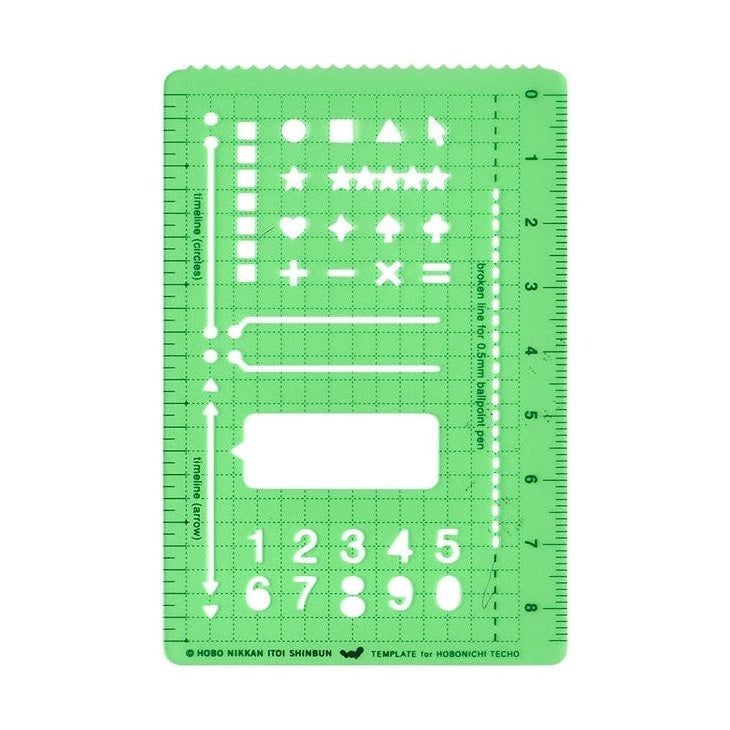 Hobonichi Techo Stencil - Basic