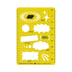 Hobonichi Techo Stencil - Speech Bubbles