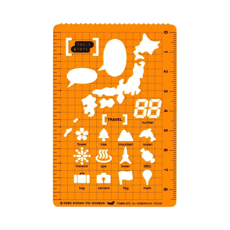 Hobonichi Techo Stencil - Travel