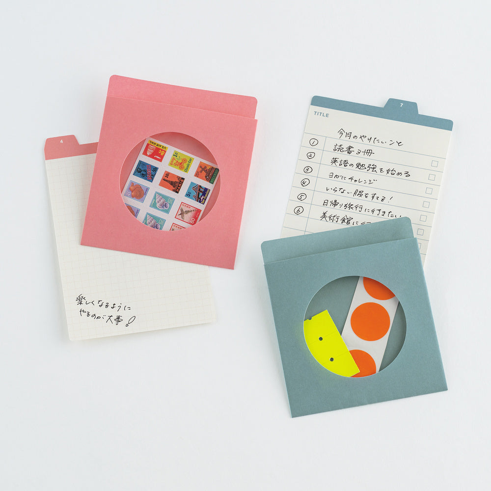 Hobonichi Techo TSUKI no IRO: 12 Month Index Pockets
