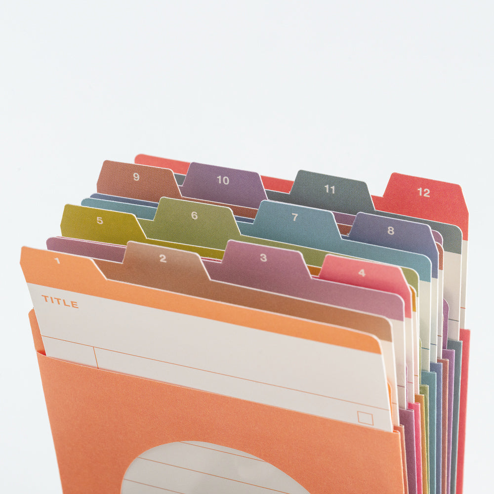 Hobonichi Techo TSUKI no IRO: 12 Month Index Pockets