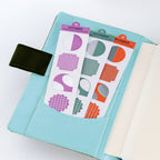 Hobonichi Techo TSUKI no IRO: Bookmark-Style Foil-Pressed Stickers