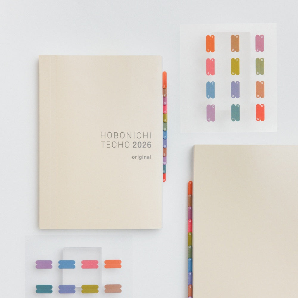 Hobonichi Techo TSUKI no IRO: Index Stickers