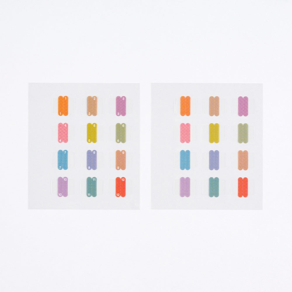 Hobonichi Techo TSUKI no IRO: Index Stickers