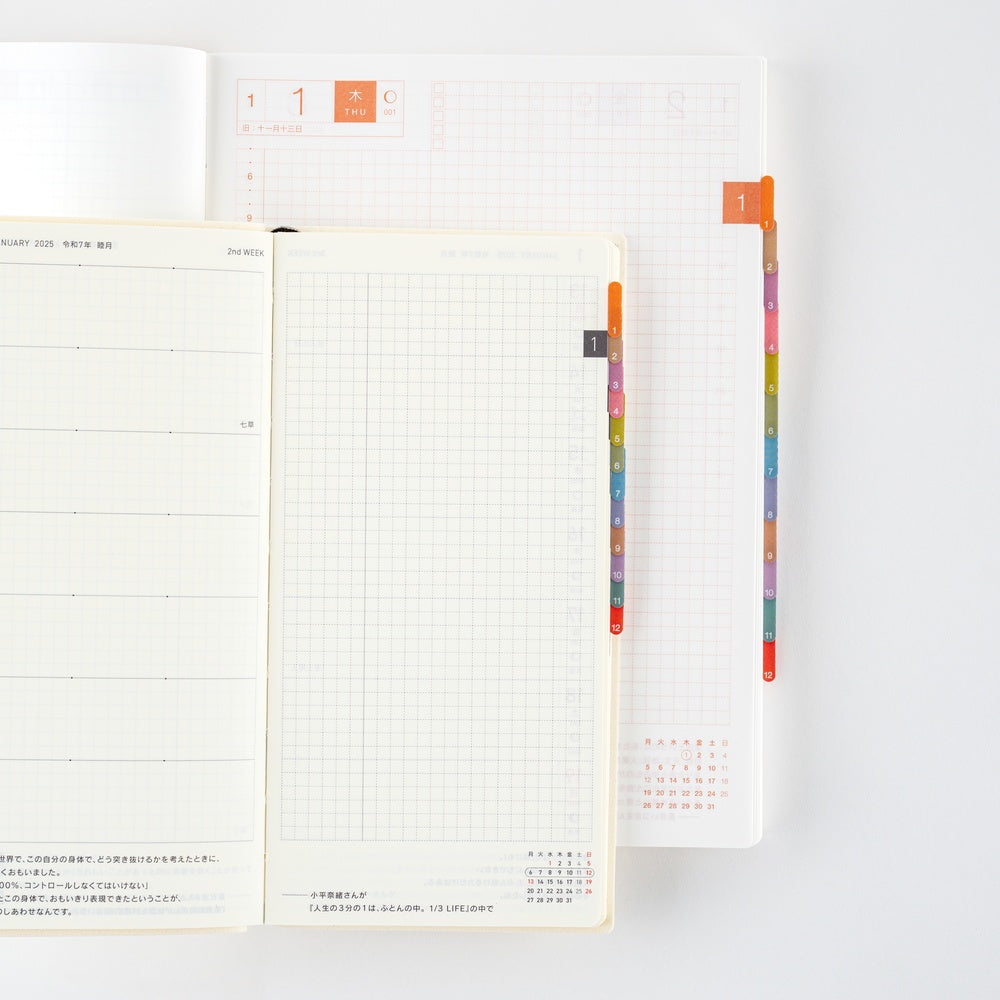 Hobonichi Techo TSUKI no IRO: Index Stickers