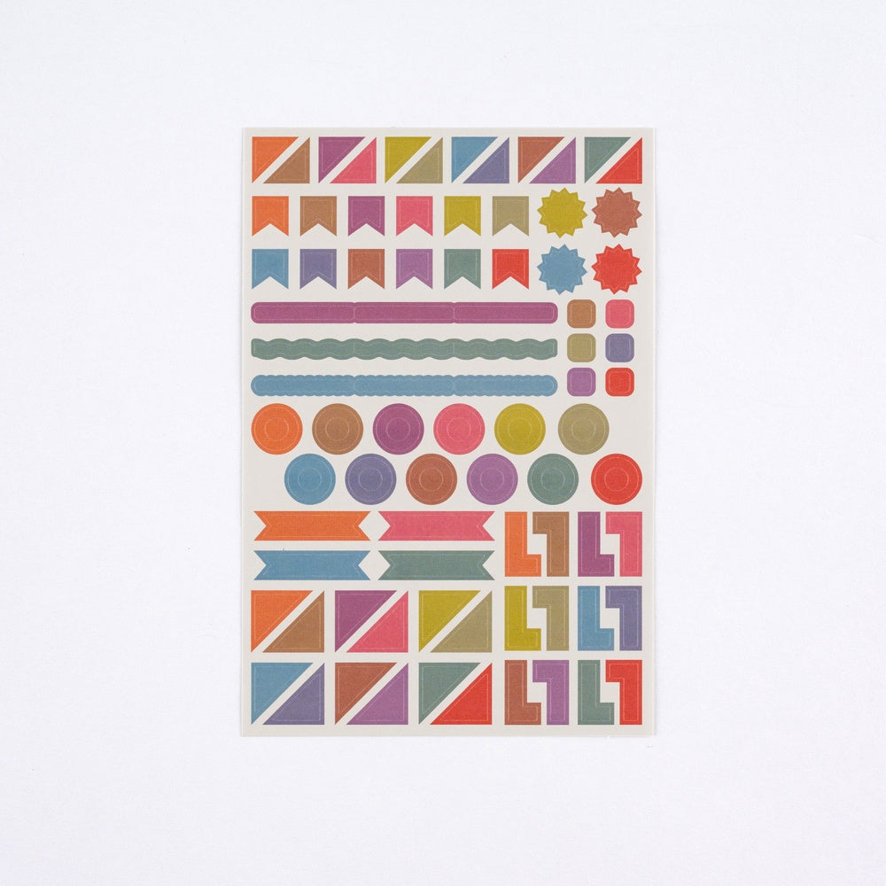 Hobonichi Techo TSUKI no IRO: Sticker Set Schedule