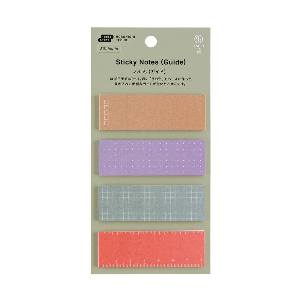 Hobonichi Techo TSUKI no IRO: Sticky Notes Guide
