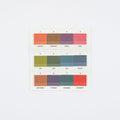 Hobonichi TSUKI no IRO sticky note color swatch chart