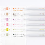Hobonichi Techo TSUKI no IRO: Uniball One - Jan-June Set with Case