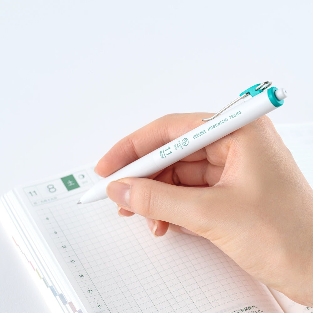 Hobonichi Techo TSUKI no IRO: Uniball One - July-Dec Set with Case