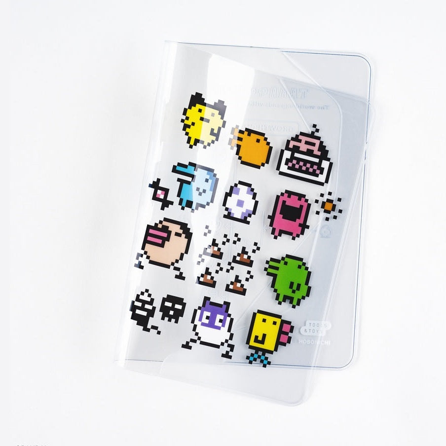 Hobonichi Techo Tamagotchi: Cover on Cover for A6 Size Growth Chart!
