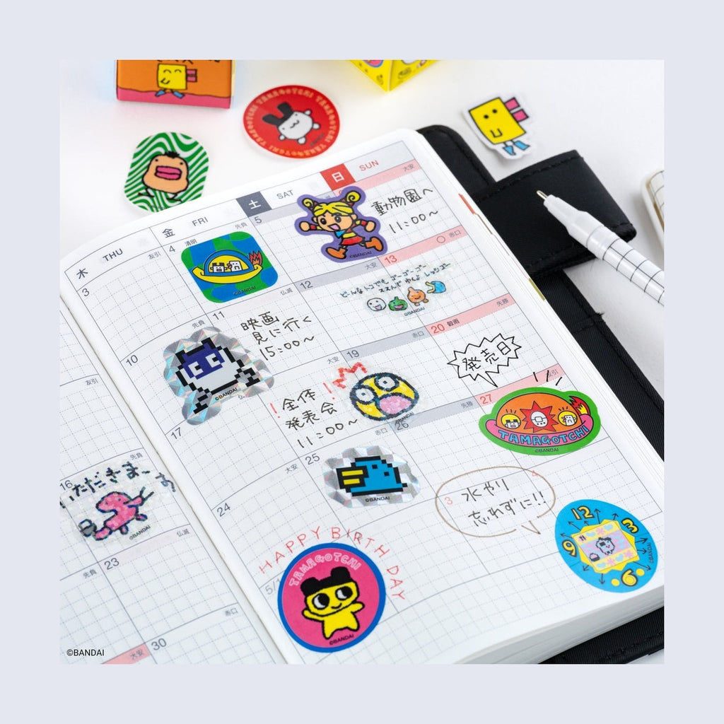 Hobonichi Techo Tamagotchi: Flake Stickers Set of 3 Boxes
