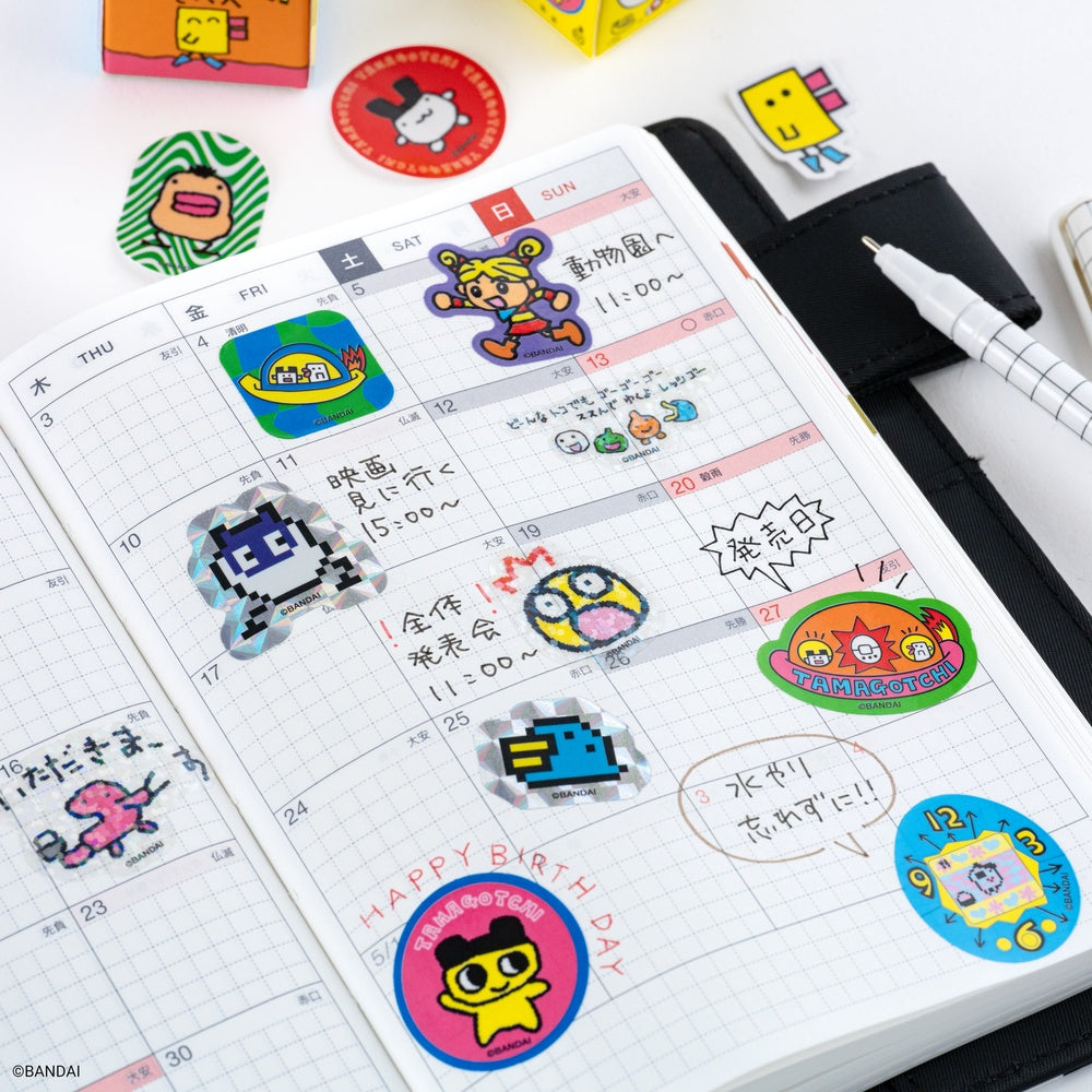 Hobonichi Techo Tamagotchi: Flake Stickers Set of 3 Boxes