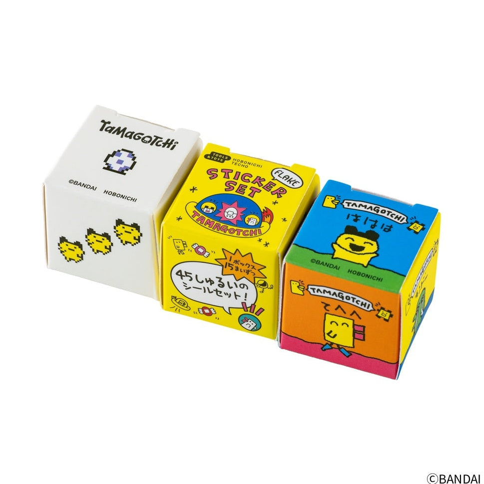 Hobonichi Techo Tamagotchi: Flake Stickers Set of 3 Boxes