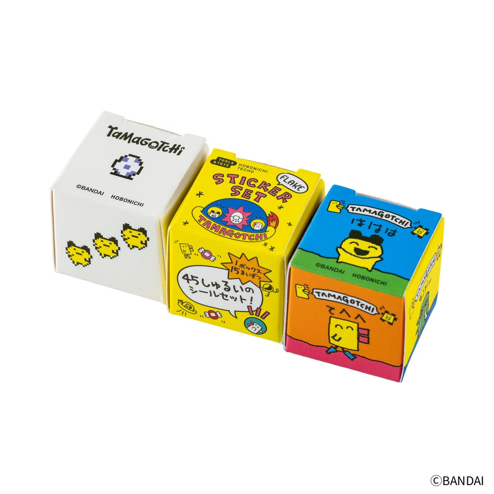Hobonichi Techo Tamagotchi: Flake Stickers Set of 3 Boxes