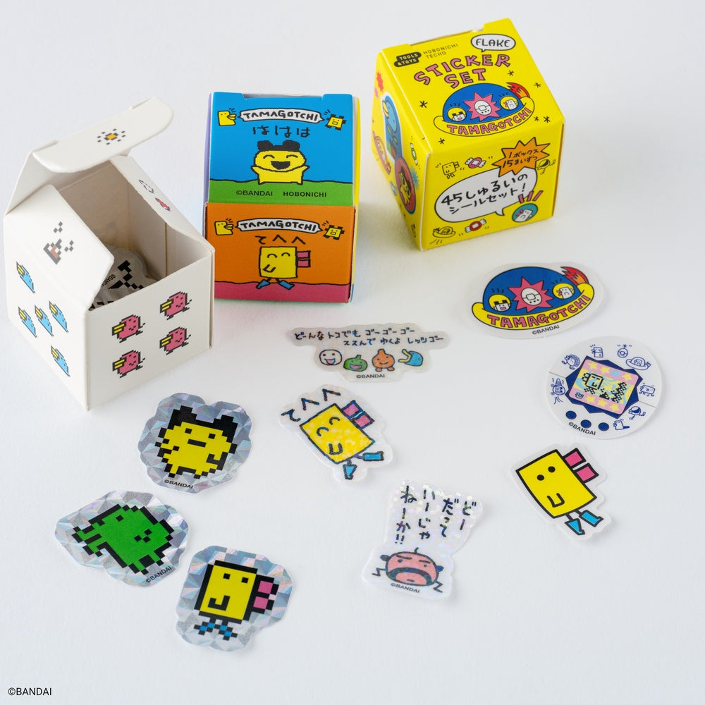 Hobonichi Techo Tamagotchi: Flake Stickers Set of 3 Boxes