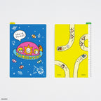 Hobonichi Techo Tamagotchi: Hobonichi Pencil Board for A6 Size Blast Off to Outer Space!