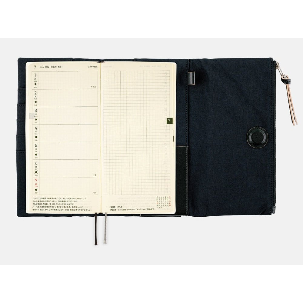 Hobonichi Techo Tragen Black Weeks Cover Only