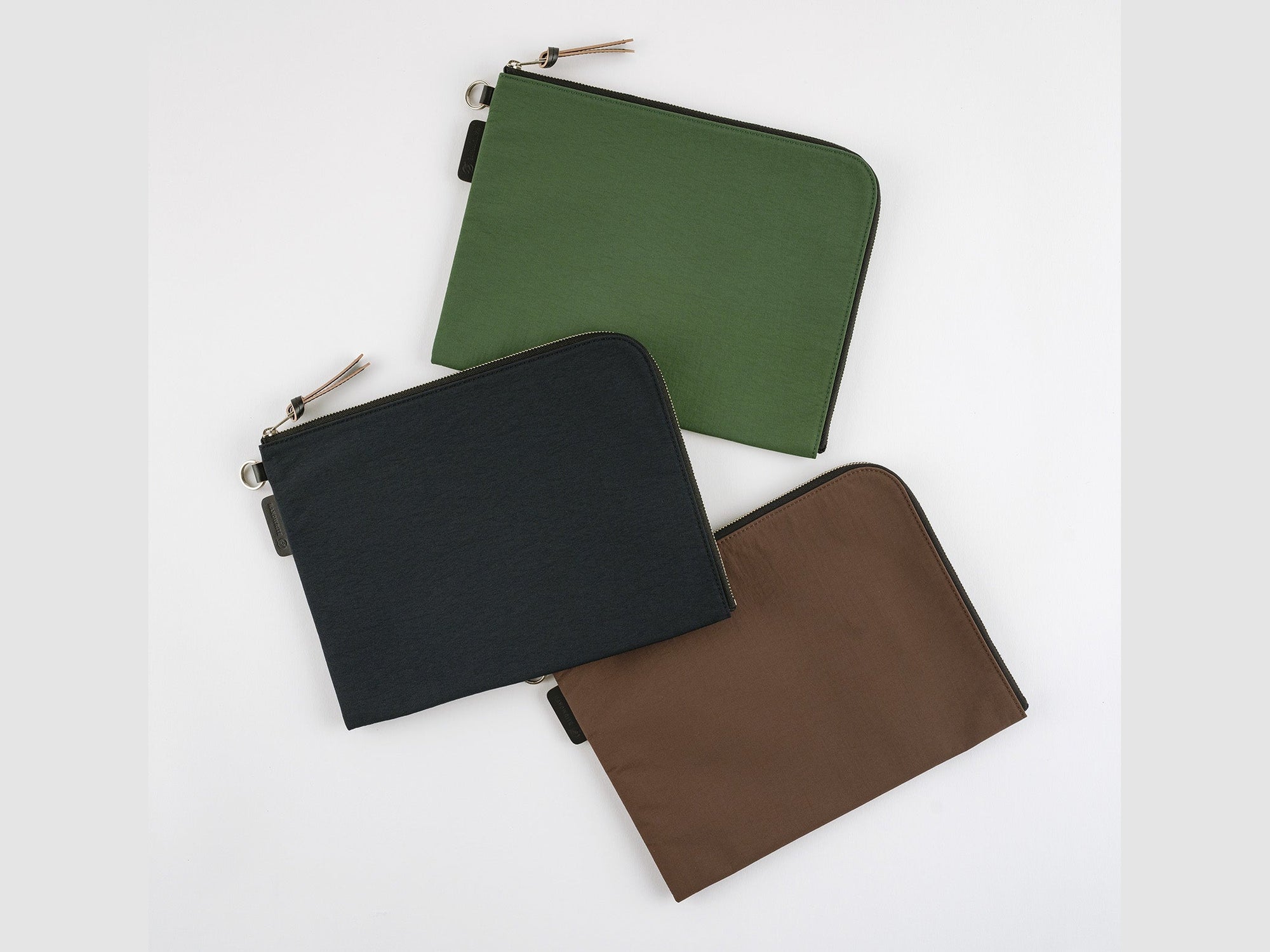 Hobonichi Techo Tragen Flat Pouch for A5 Size Green