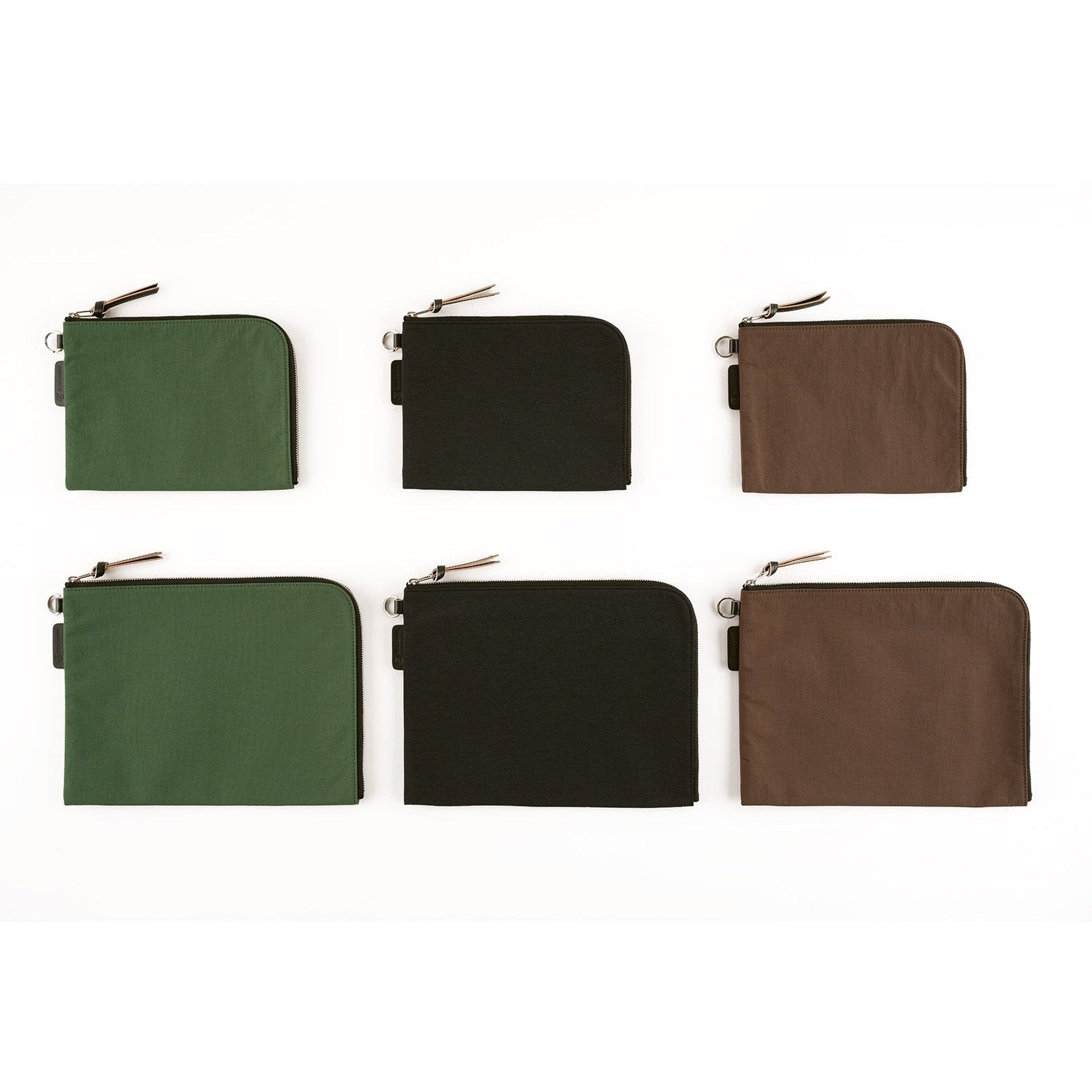 Hobonichi Techo Tragen Flat Pouch for A6 Size Green