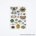 Hobonichi Techo V&A Series: Almost Actual-Size Jewellery Stickers