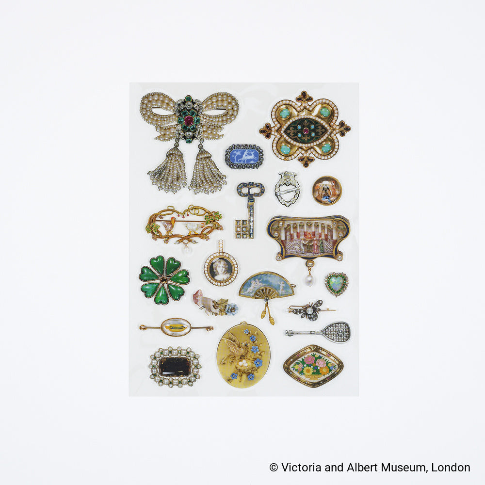 Hobonichi Techo V&A Series: Almost Actual-Size Jewellery Stickers