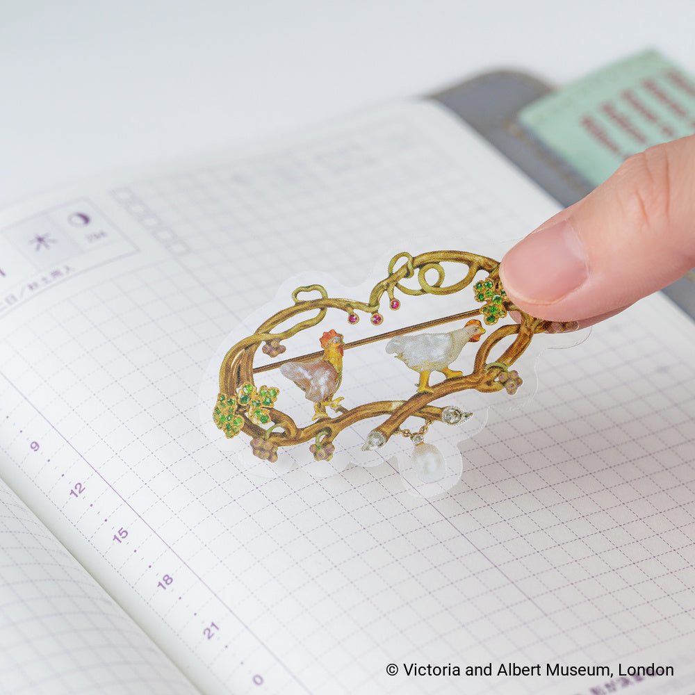 Hobonichi Techo V&A Series: Almost Actual-Size Jewellery Stickers