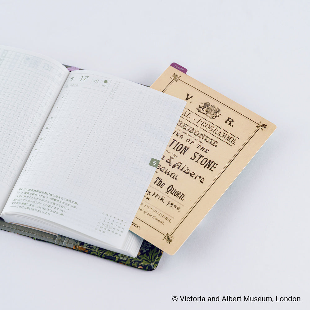 Hobonichi Techo V&A Series: Hobonichi Pencil Board for A6 Size (V&A’s Foundation Stone Programme)