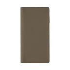 Hobonichi Techo Weeks Cover - Leather: Taut Gray & Light Blue
