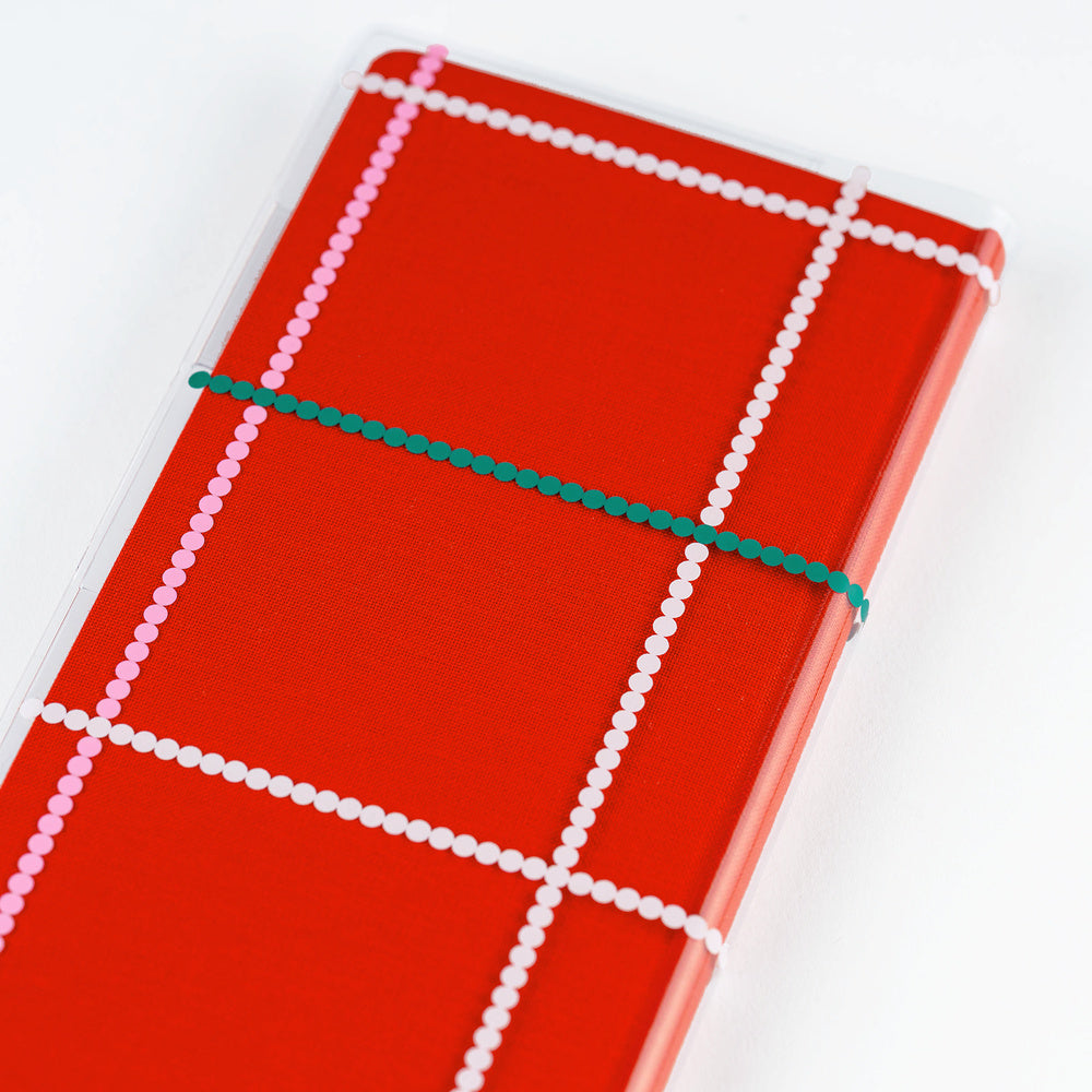 Hobonichi Techo Yoshie Watanabe: Clear Cover for Weeks (Dotted Plaid)