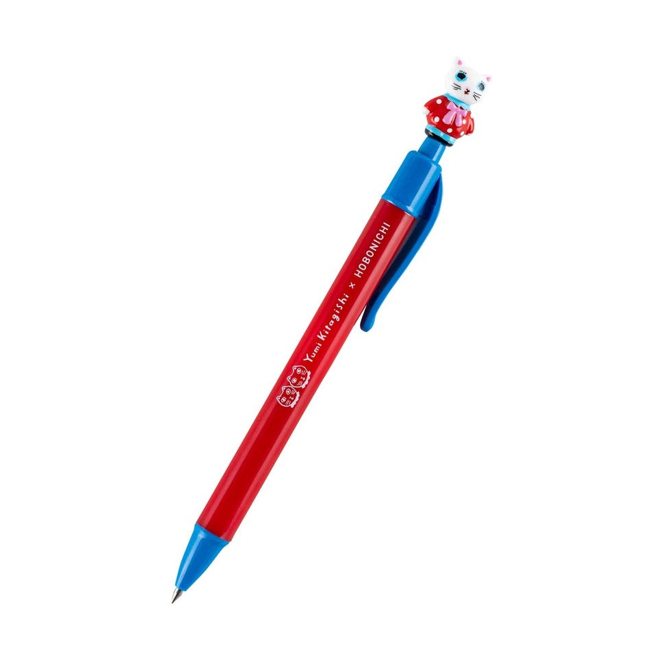 Hobonichi Techo Yumi Kitagishi: Ballpoint Pen - White Cat