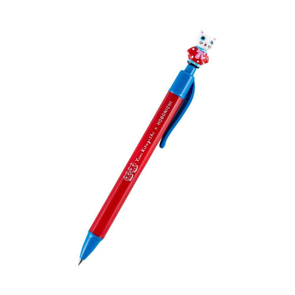 Hobonichi Techo Yumi Kitagishi: Ballpoint Pen - White Cat