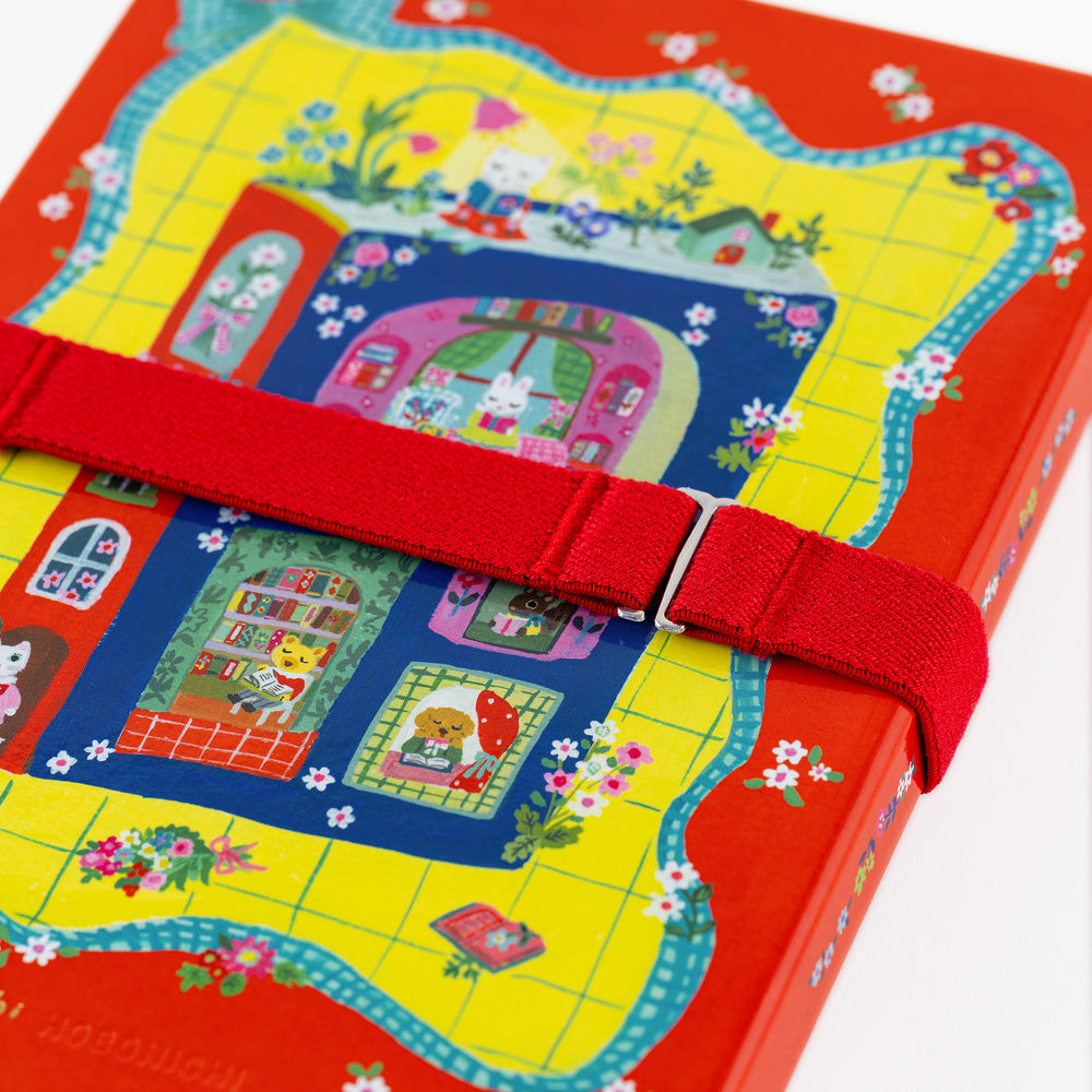 Hobonichi Techo Yumi Kitagishi: Book Band with Charm (White Cat)