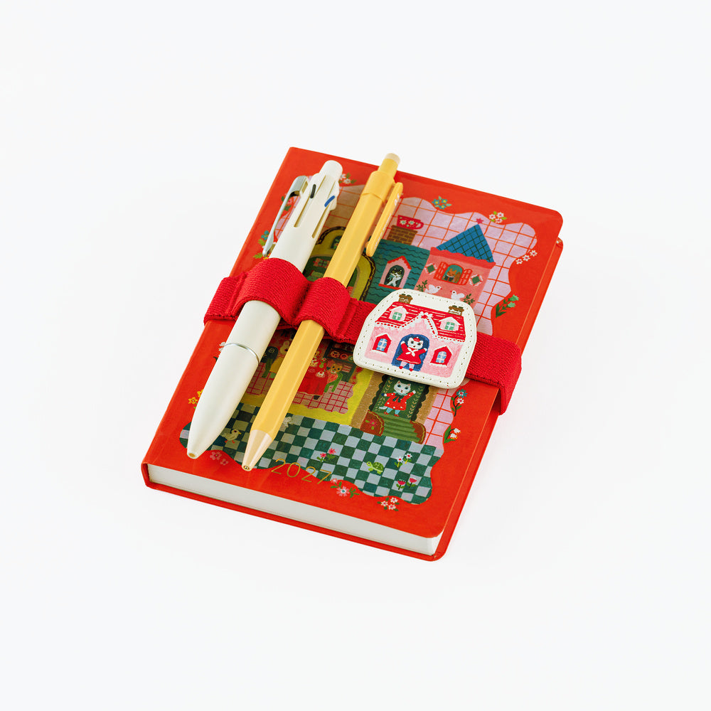 Hobonichi Techo Yumi Kitagishi: Book Band with Charm (White Cat)