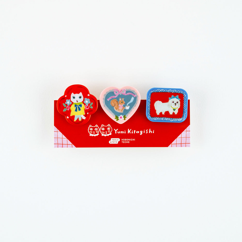 Hobonichi Techo Yumi Kitagishi: Clips (Set of 3)