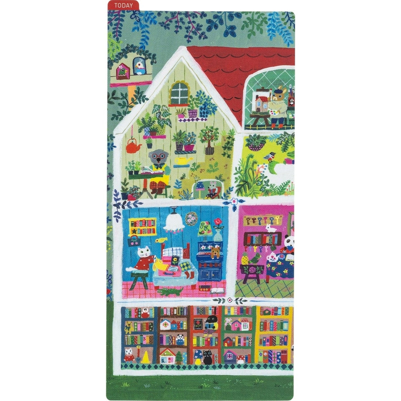 Hobonichi Techo Yumi Kitagishi: Hobonichi Pencil Board for Weeks Animal Condo