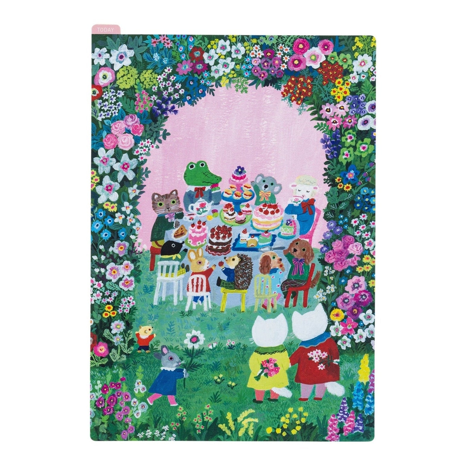 Hobonichi Techo Yumi Kitagishi: Hobonichi Pencil Board for A5 Size In the Garden