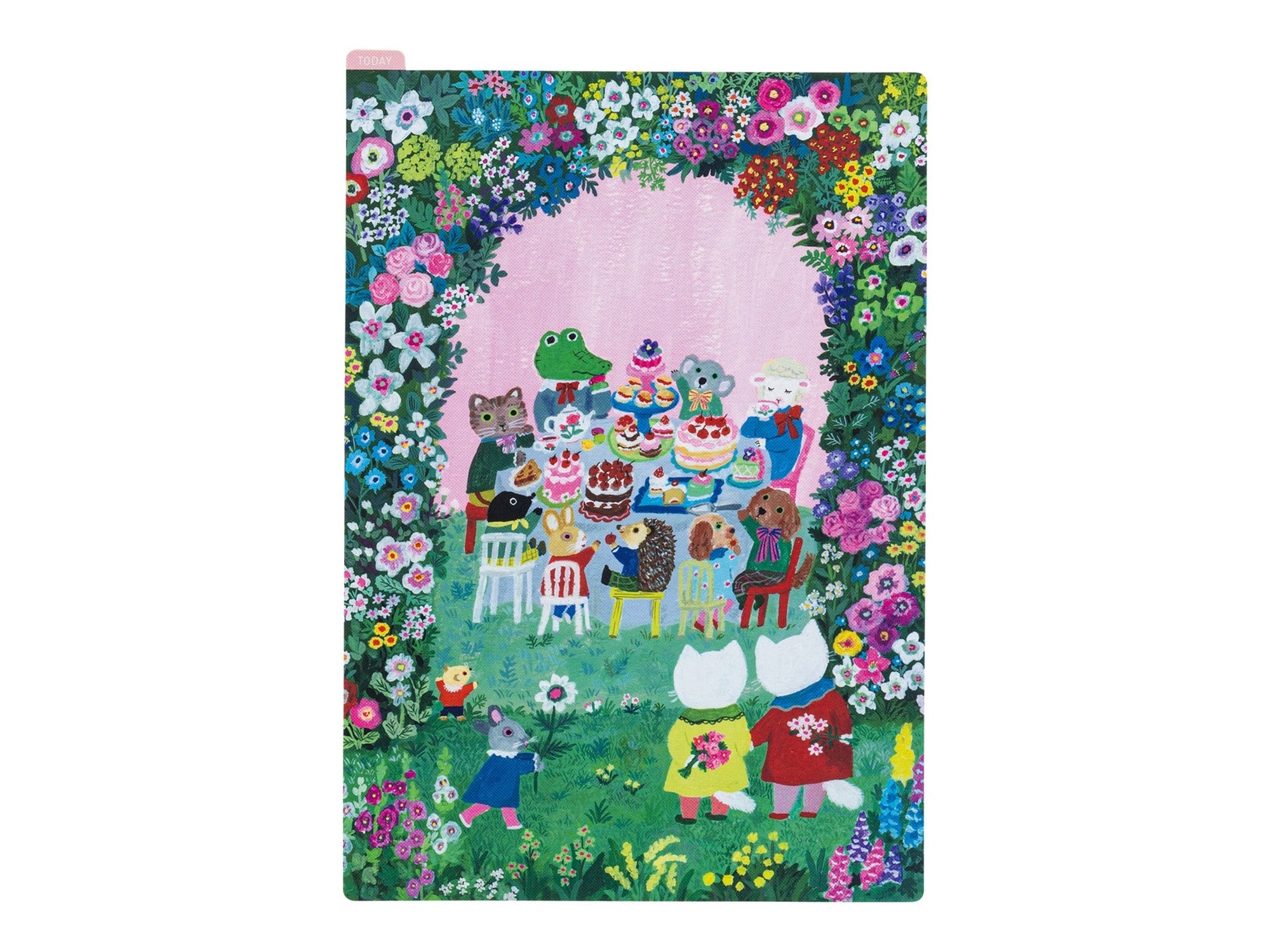 Hobonichi Techo Yumi Kitagishi: Hobonichi Pencil Board for A5 Size In the Garden