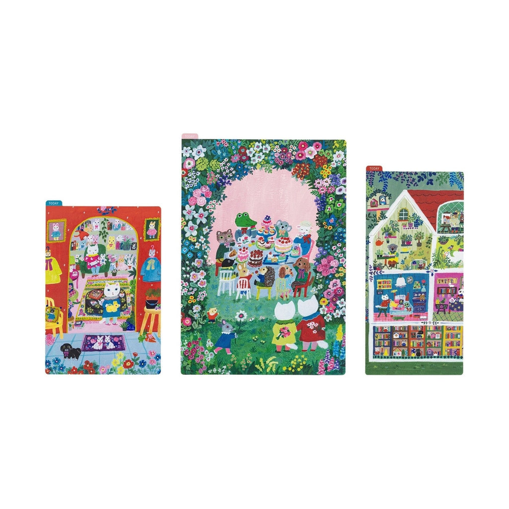 Hobonichi Techo Yumi Kitagishi: Hobonichi Pencil Board for A5 Size In the Garden