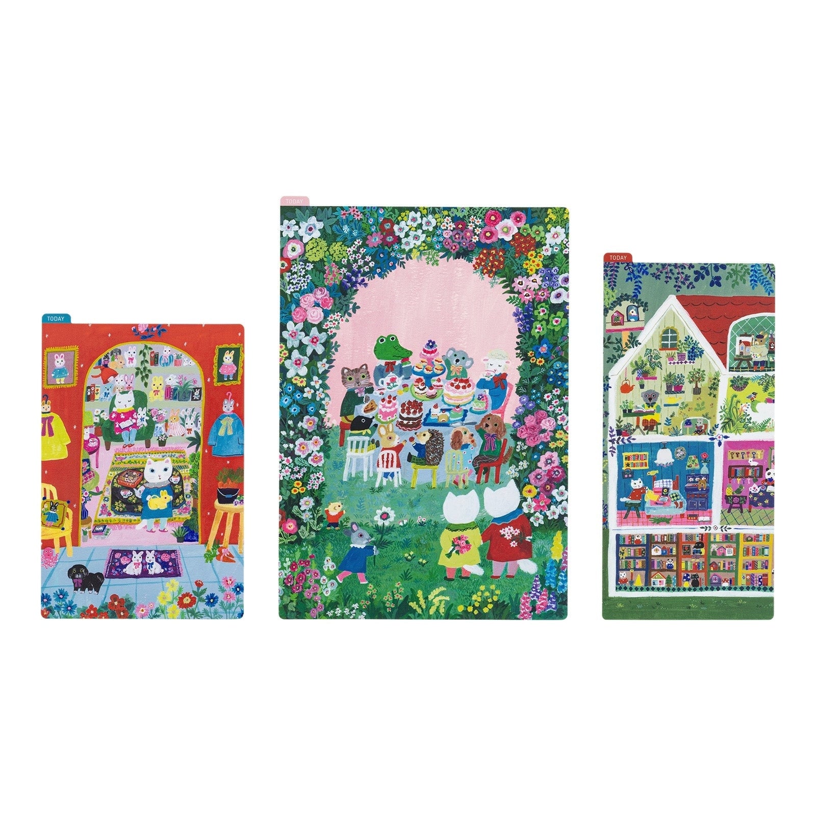 Hobonichi Techo Yumi Kitagishi: Hobonichi Pencil Board for A5 Size In the Garden
