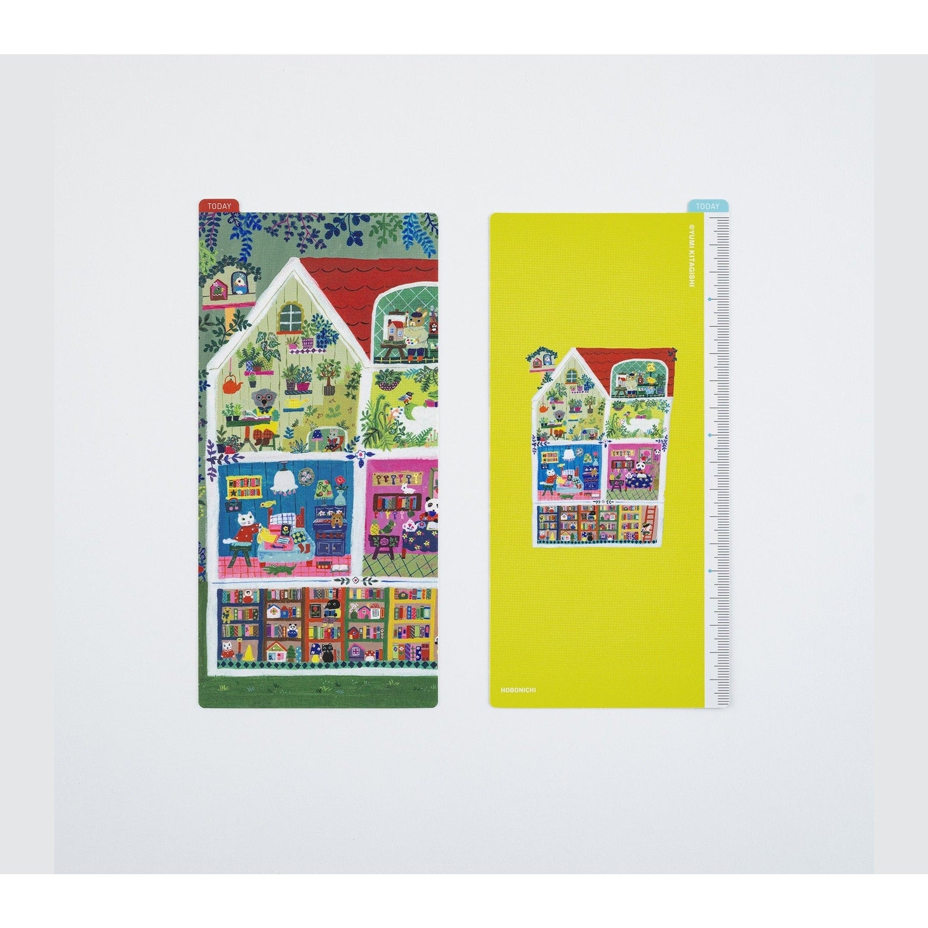 Hobonichi Techo Yumi Kitagishi: Hobonichi Pencil Board for Weeks Animal Condo