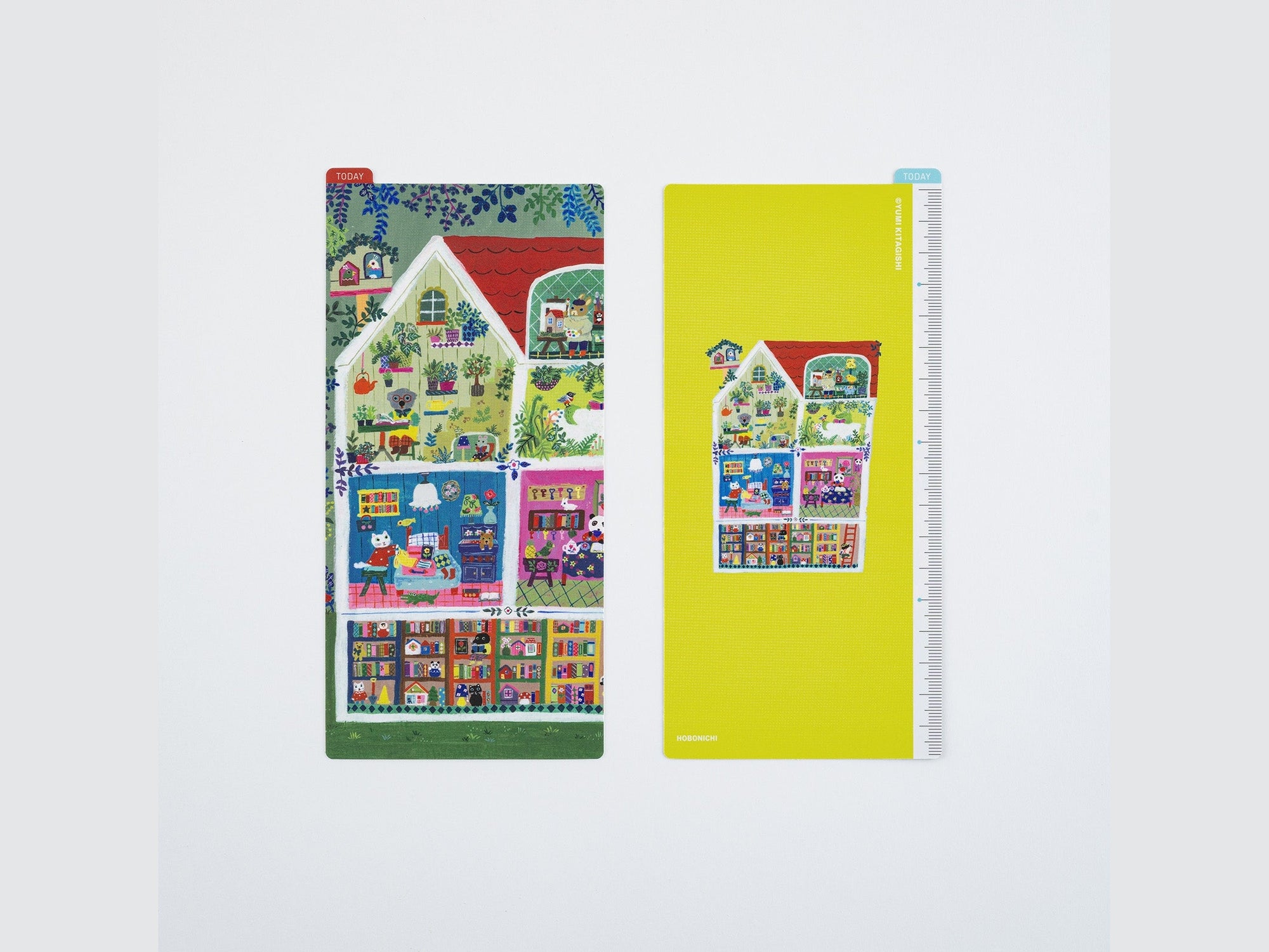 Hobonichi Techo Yumi Kitagishi: Hobonichi Pencil Board for Weeks Animal Condo