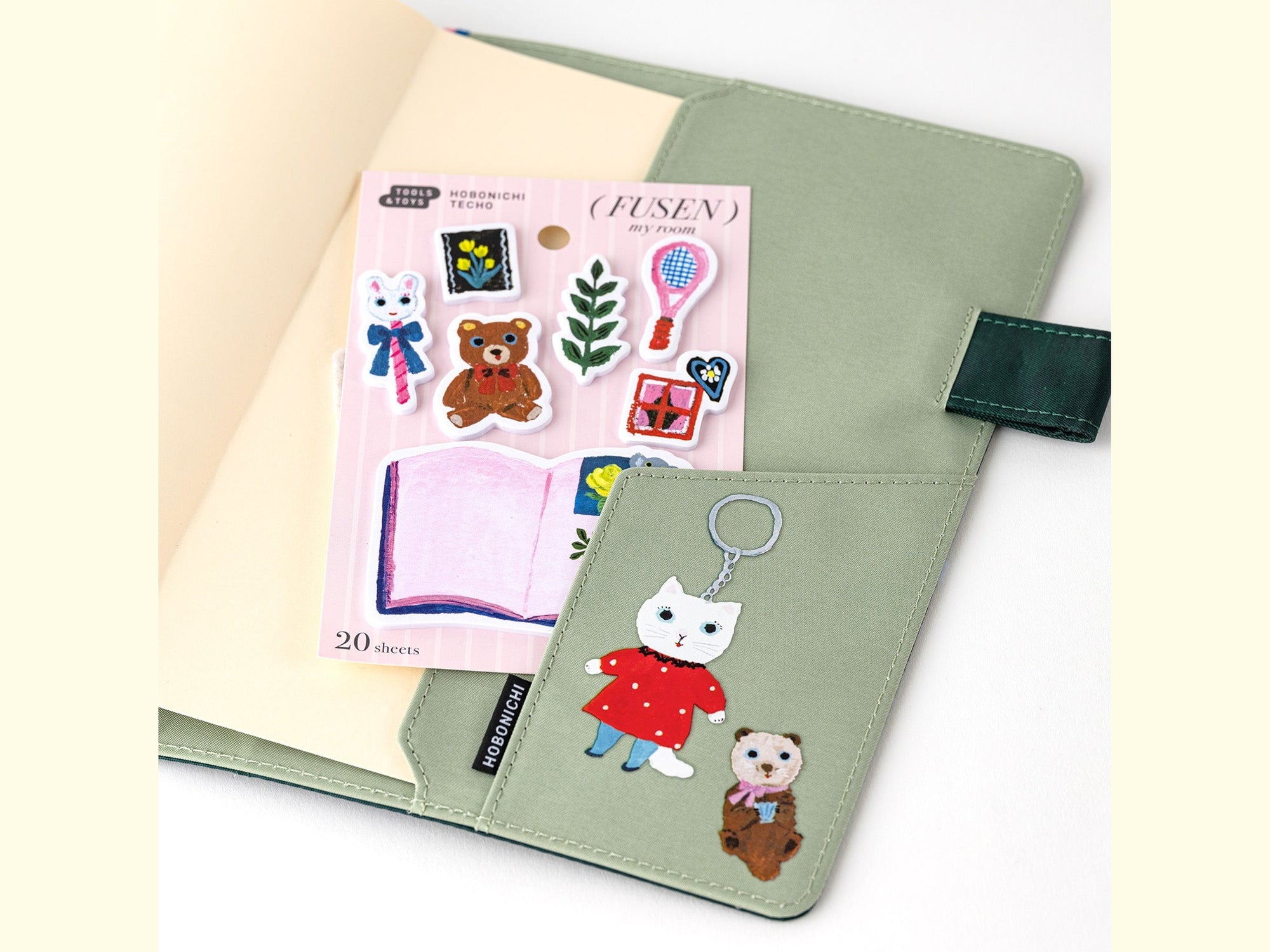 Hobonichi Techo Yumi Kitagishi: Hobonichi Sticky Note Tabs - My Room