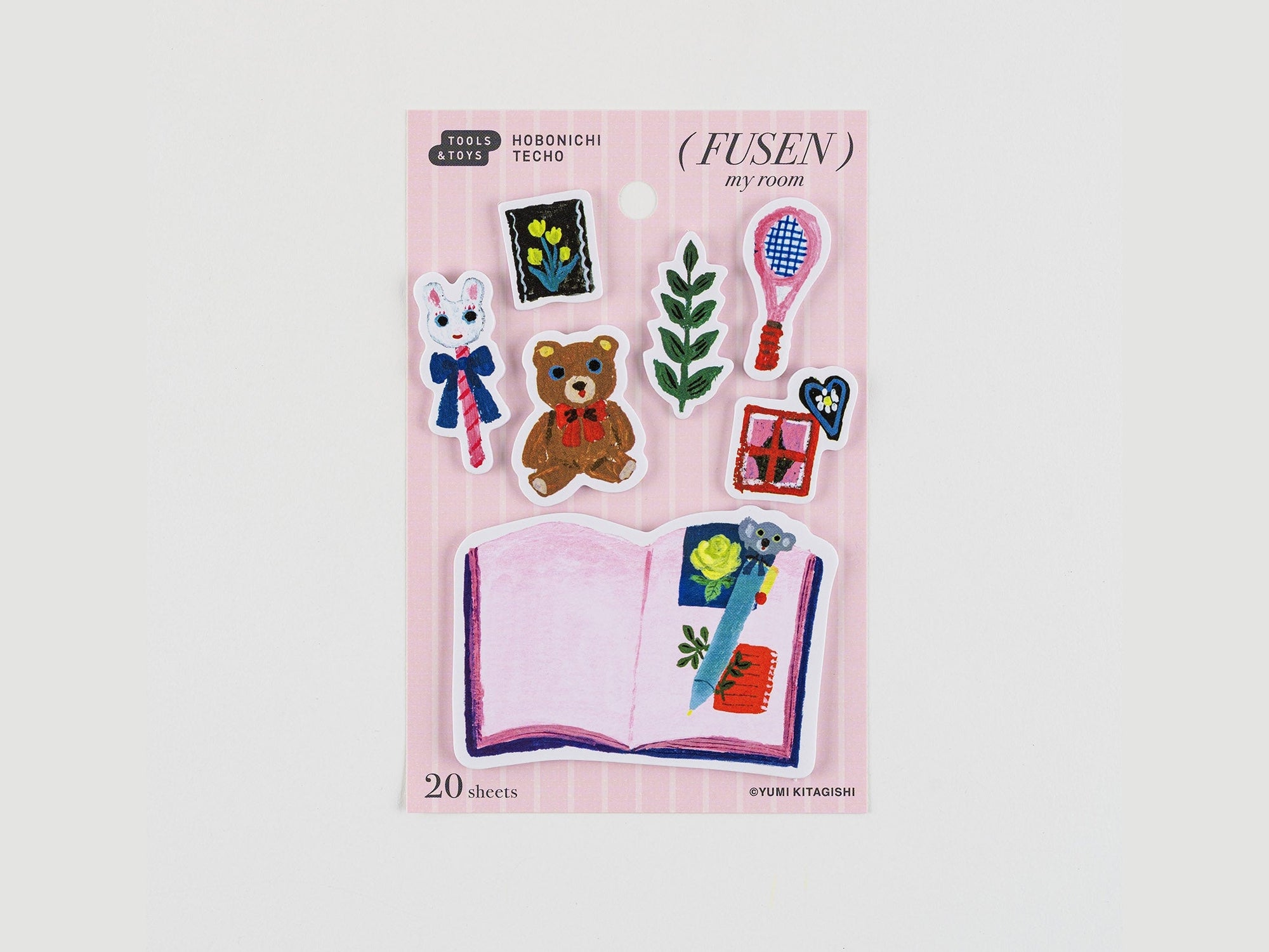 Hobonichi Techo Yumi Kitagishi: Hobonichi Sticky Note Tabs - My Room