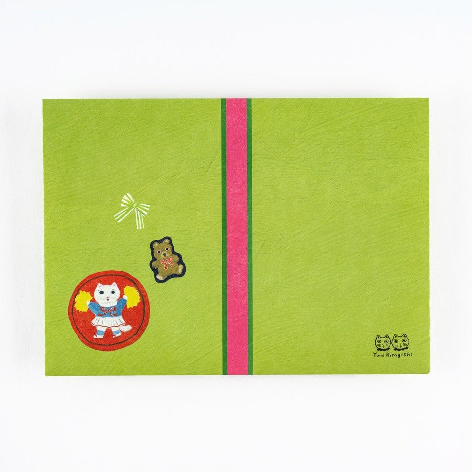 Hobonichi Techo Yumi Kitagishi: White Cat’s Mini Folder